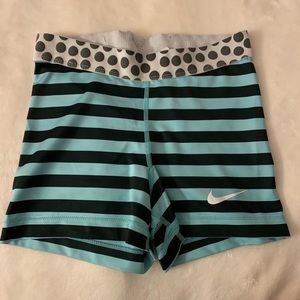 women’s size small striped and polka dot Nike Pros